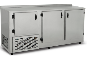 Balcão Refrigerado de Encosto 190 - 3 portas- Conservex