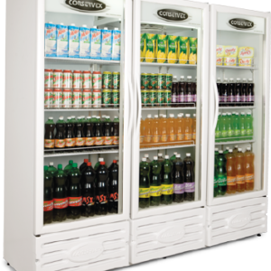 Expositor Refrigerado Vertical 3 Portas 1300l - Conservex