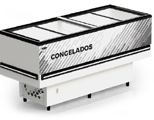Ilha para Congelados 200 Vidro Reto - Conservex